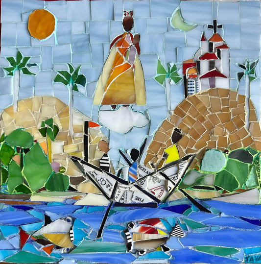 Madonna and Tres Juanes (SOLD)